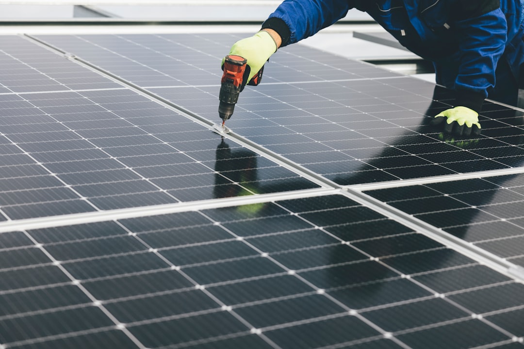 our-story Installing renewable power generation solar panels